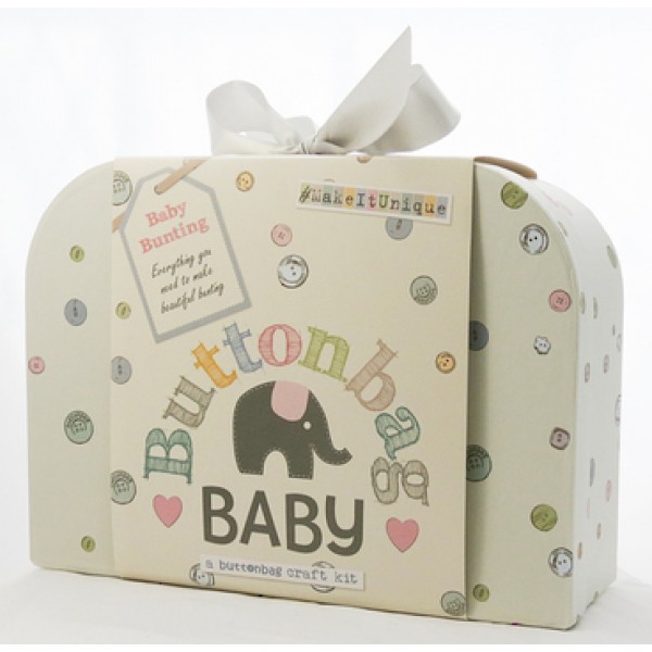 Buy Button Bag Baby Nursery Bunting Gift Kit at Mighty Ape NZ