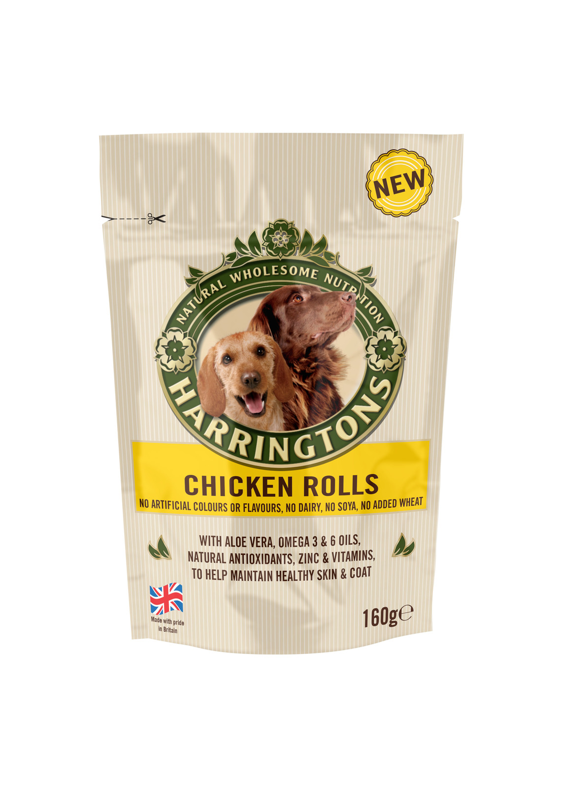 Harringtons Dog Treats Chicken Rolls (160g) at Mighty Ape NZ