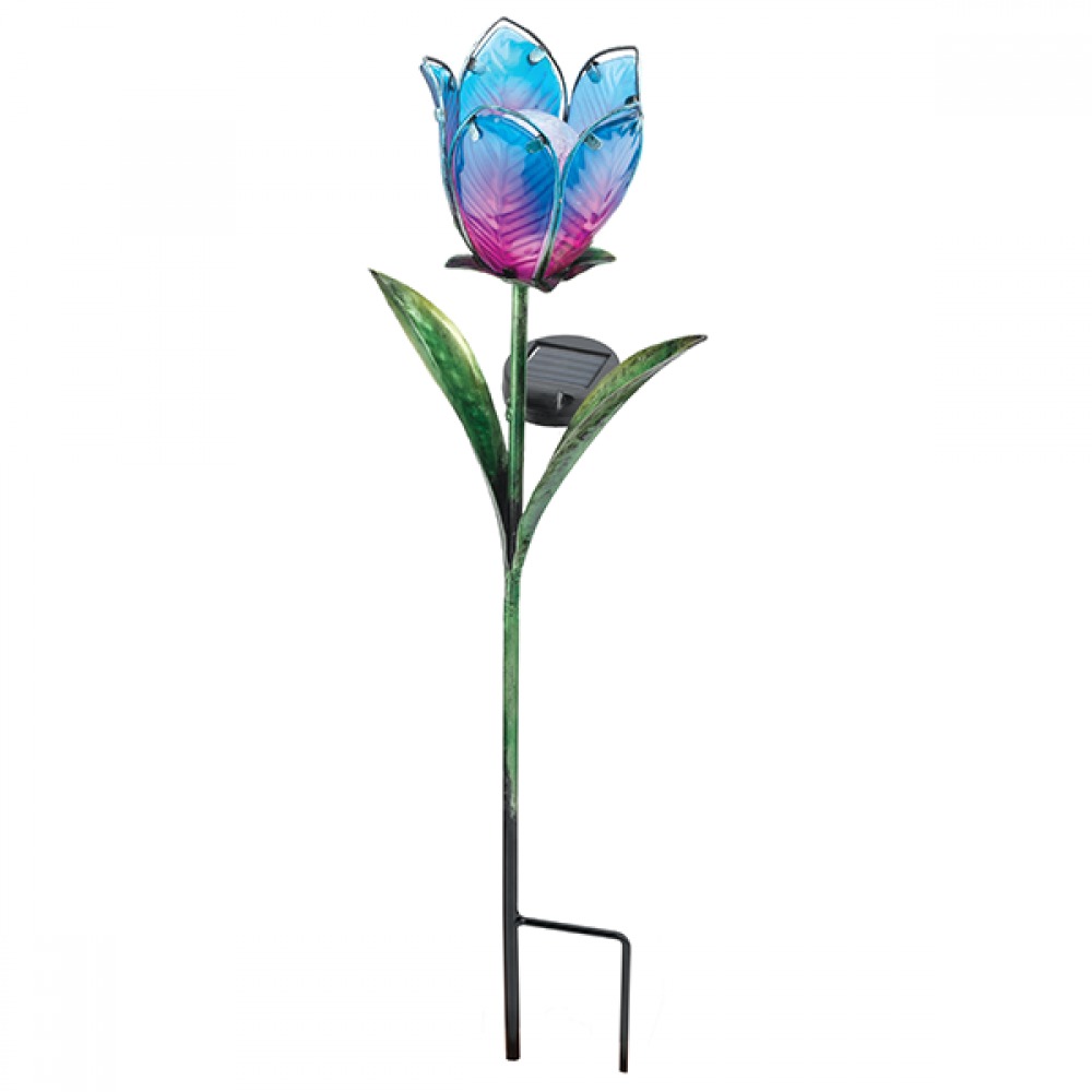 Regal: Solar Tulip Stake - Blue/Pink image