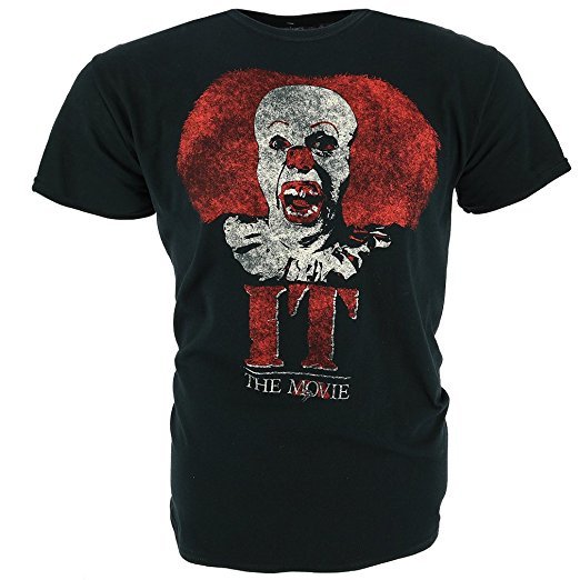 It - The Movie: Pennywise Clown Logo T-Shirt (Small) image