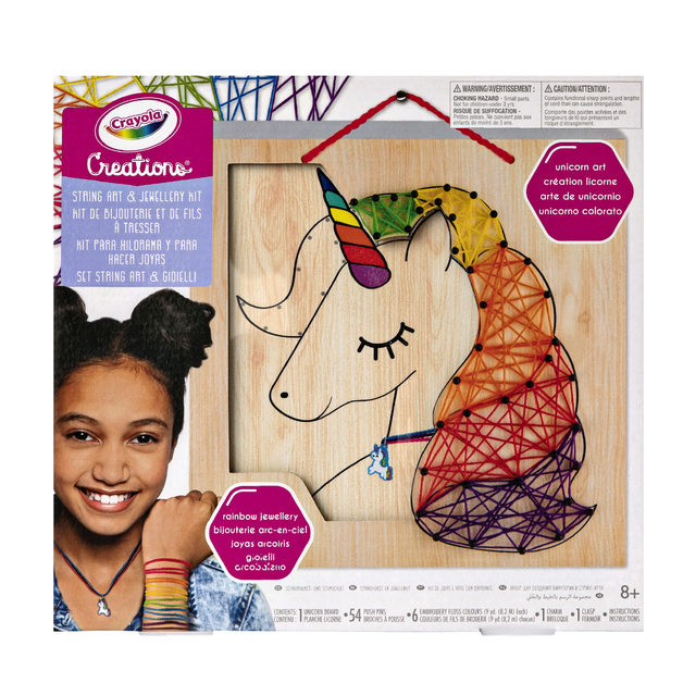 Buy Crayola Creations String Art & Jewellery Kit at Mighty Ape NZ