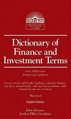 Dictionary of Finance and Investment Terms by John Downes image