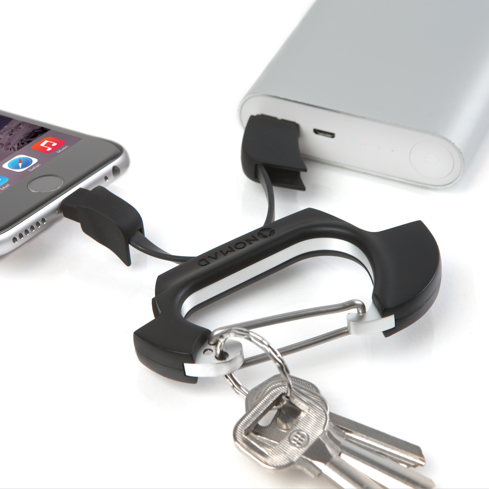 Nomad Carabiner Clip For Apple Lightning Charging Cable