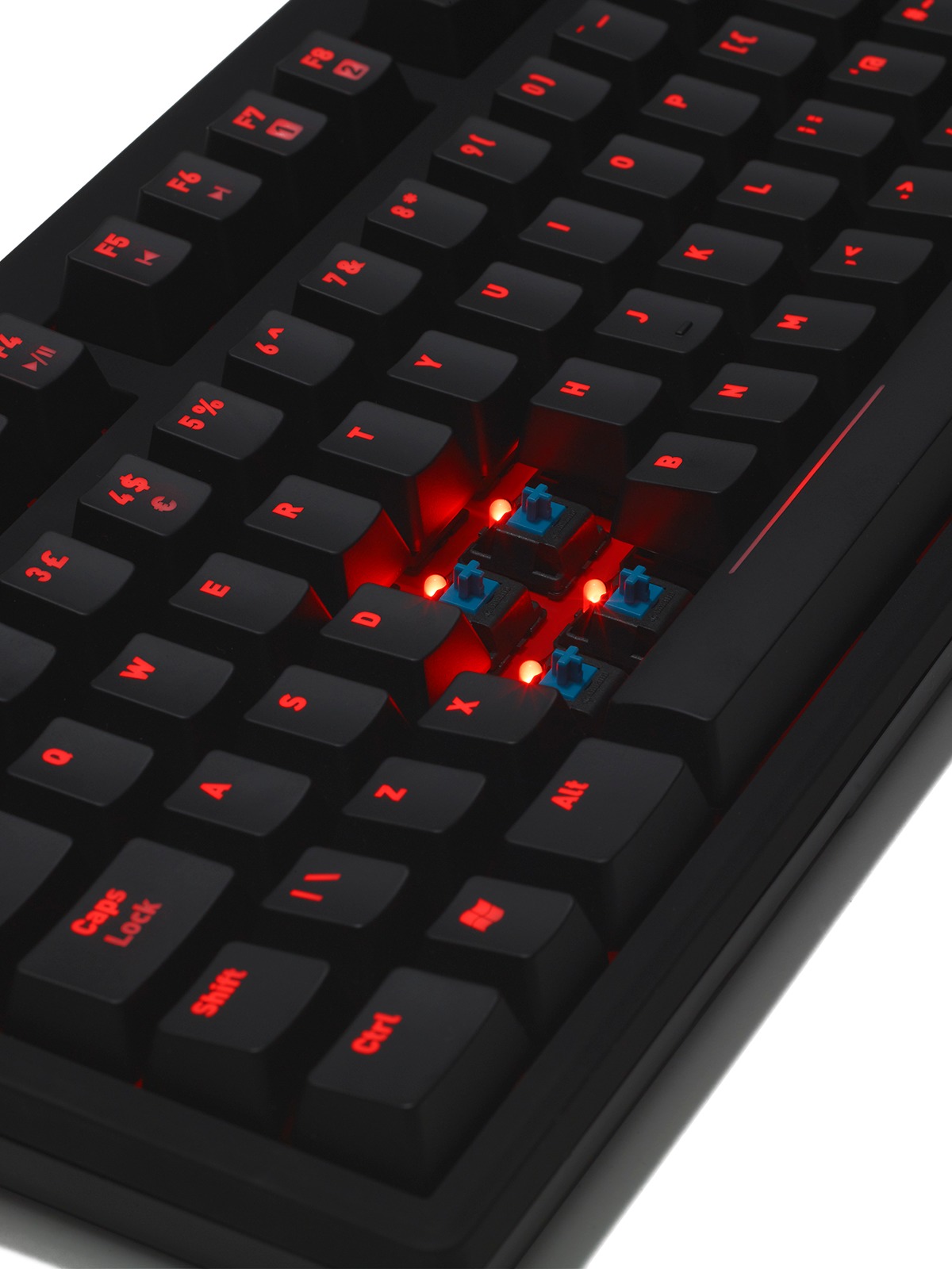 Fnatic Rush Pro Gaming Keyboard - Cherry MX Blue for PC Games image