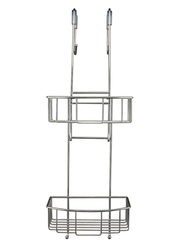 L.T. Williams: Over screen Stainless Steel Shower caddy