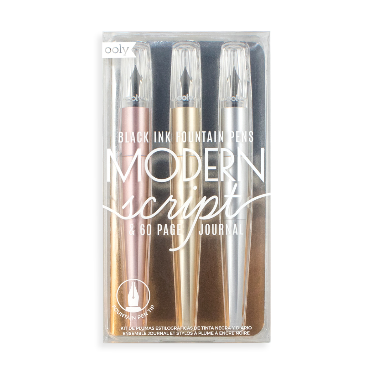 Buy Ooly Modern Script Fountain Pens & Journal at Mighty Ape NZ