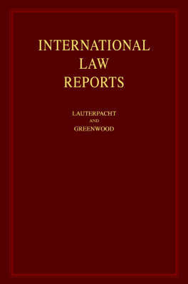 International Law Reports 160 Volume Hardback Set: Volume 124 image
