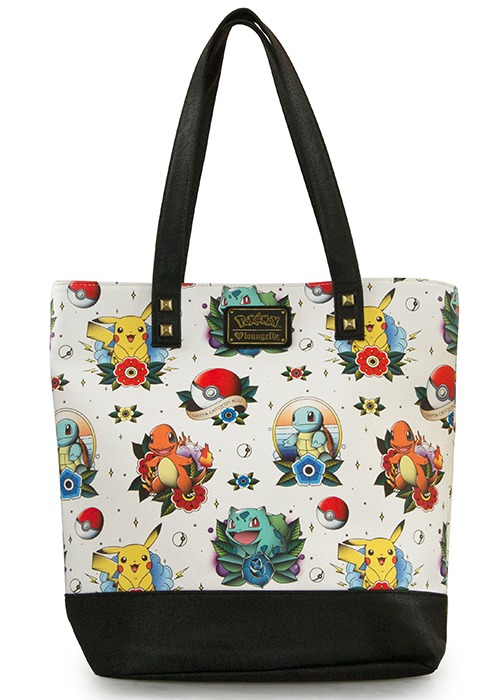 Loungefly Pokemon Tattoo Tote Bag