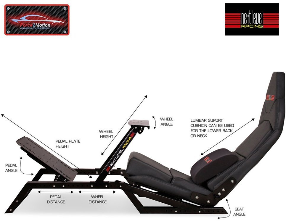 Next Level Racing F1 GT Racing Simulator Cockpit image