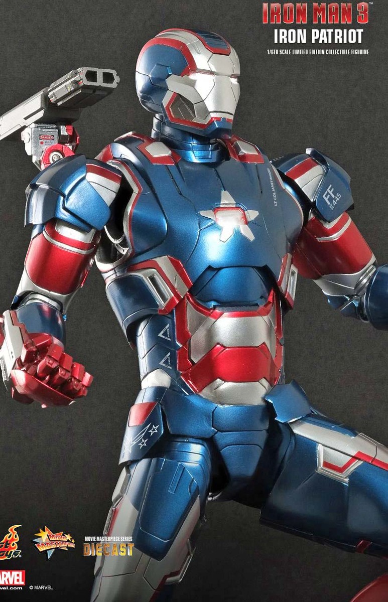 Iron Man 3 Iron Patriot Die-cast Action Figure