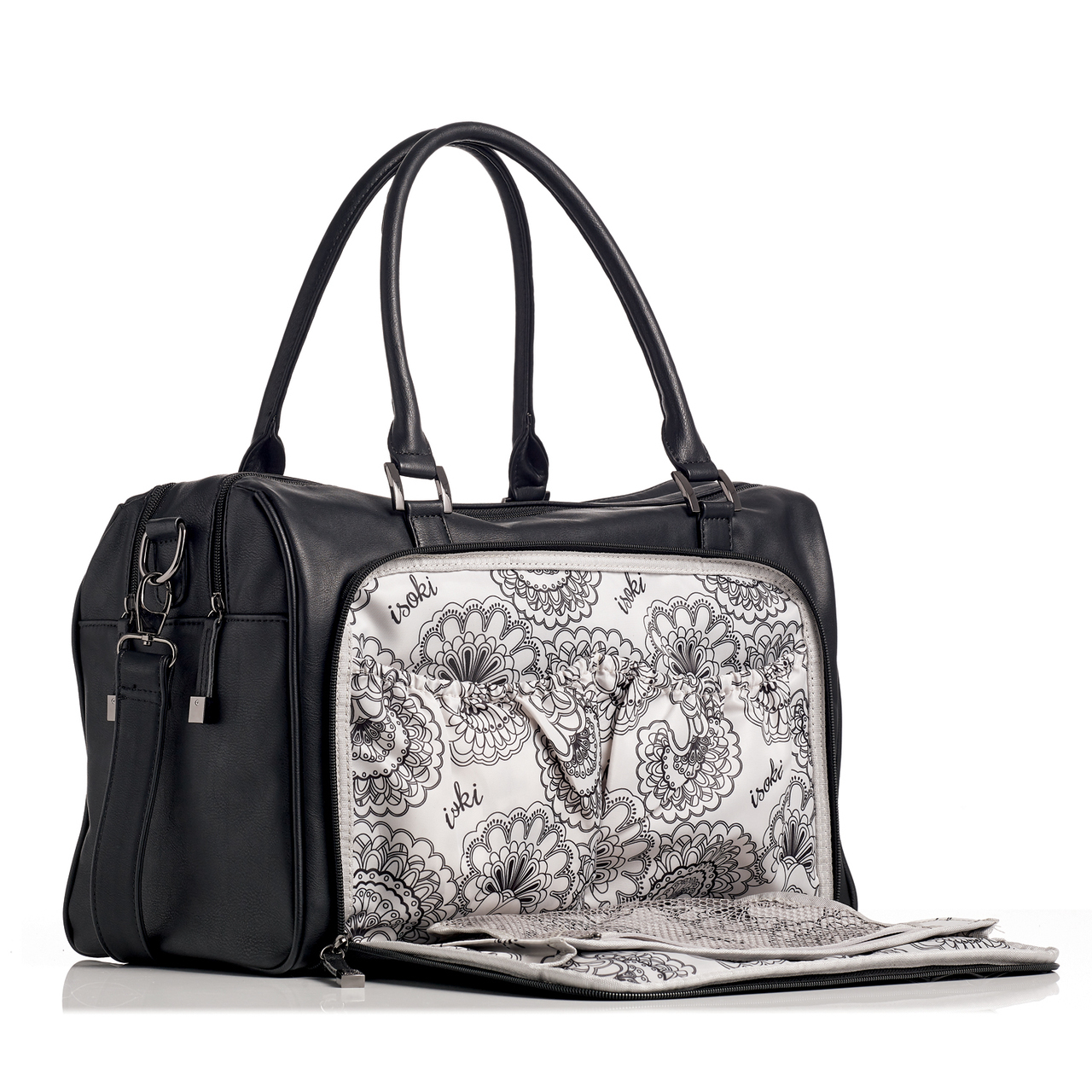 isoki double zip satchel bag nz
