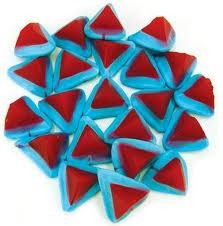 Blue Volcanoes Lollies 1kg - Rainbow Confectionery image