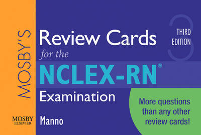 Mosby's Review Cards for the NCLEX-RN Examination by Martin S. Manno image