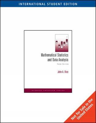 Mathematical Statistics and Data Analysis: With CD Data Sets by John Rice image