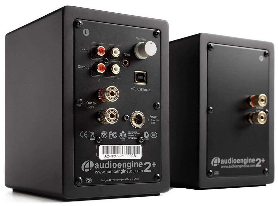 Audioengine: 2+ Powered Desktop Speakers (Pair) - Satin Black