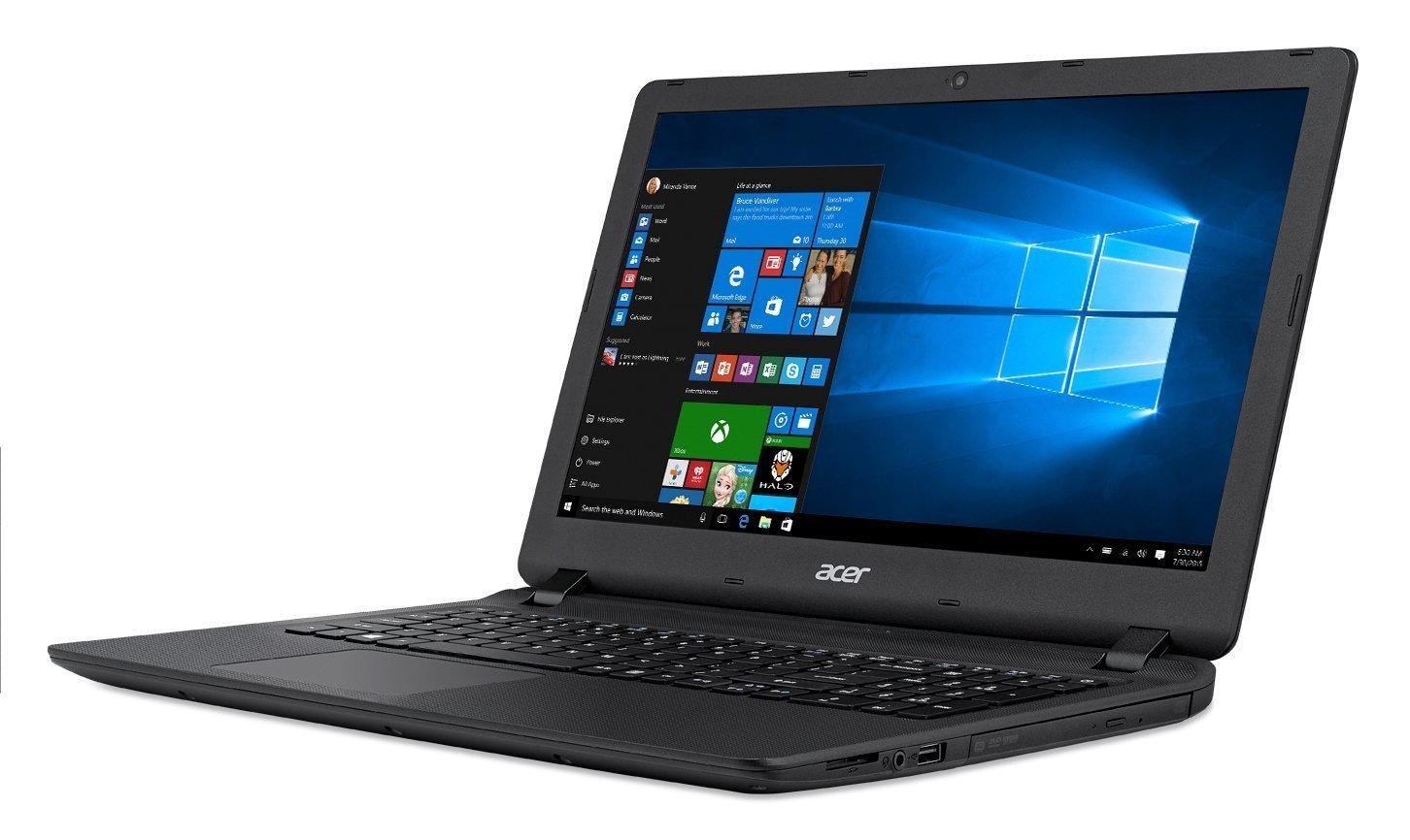 Acer ES Series ES1-533 15.6" Laptop, Intel Celeron N3450, 4GB RAM. image