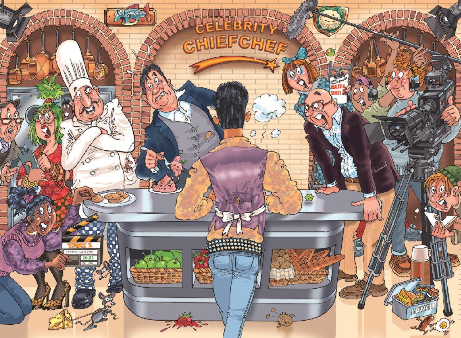 Wasgij: 1000 Piece Puzzle - Originals (Celebrity Chef) image