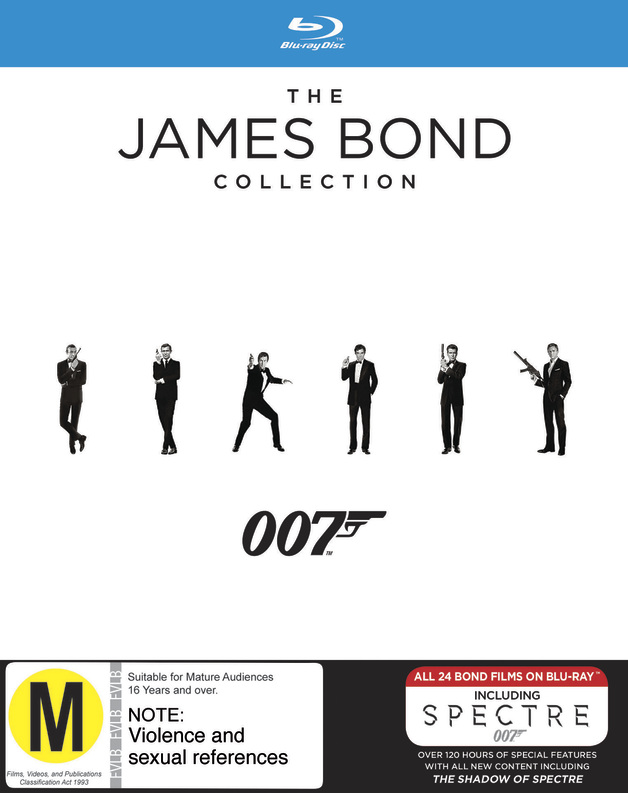 James Bond Collection Bluray Buy Now at Mighty Ape NZ
