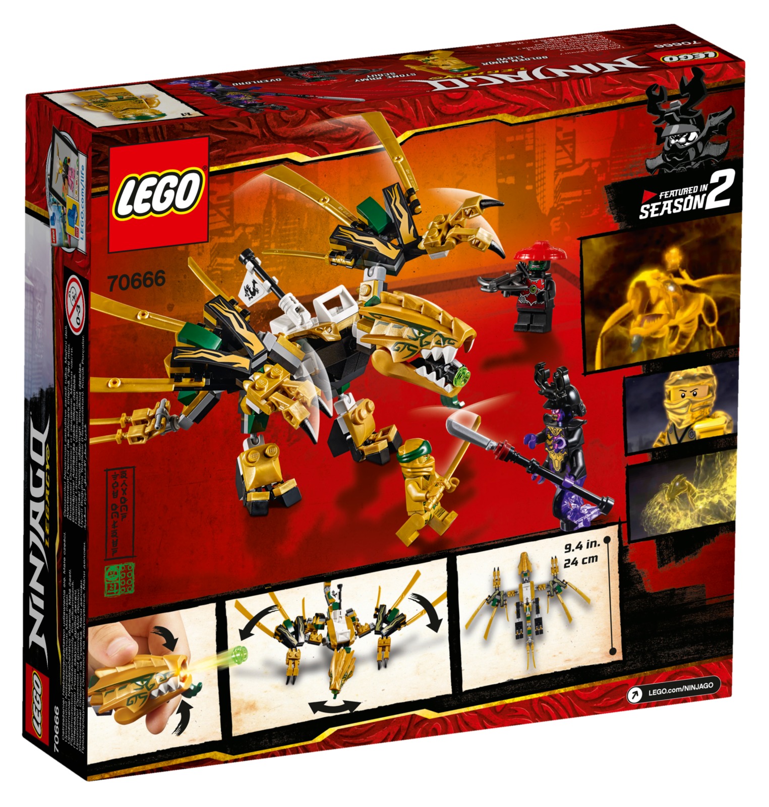 LEGO Ninjago - The Golden Dragon (70666) image