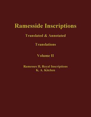 Ramesside Inscriptions by K.A. Kitchen image