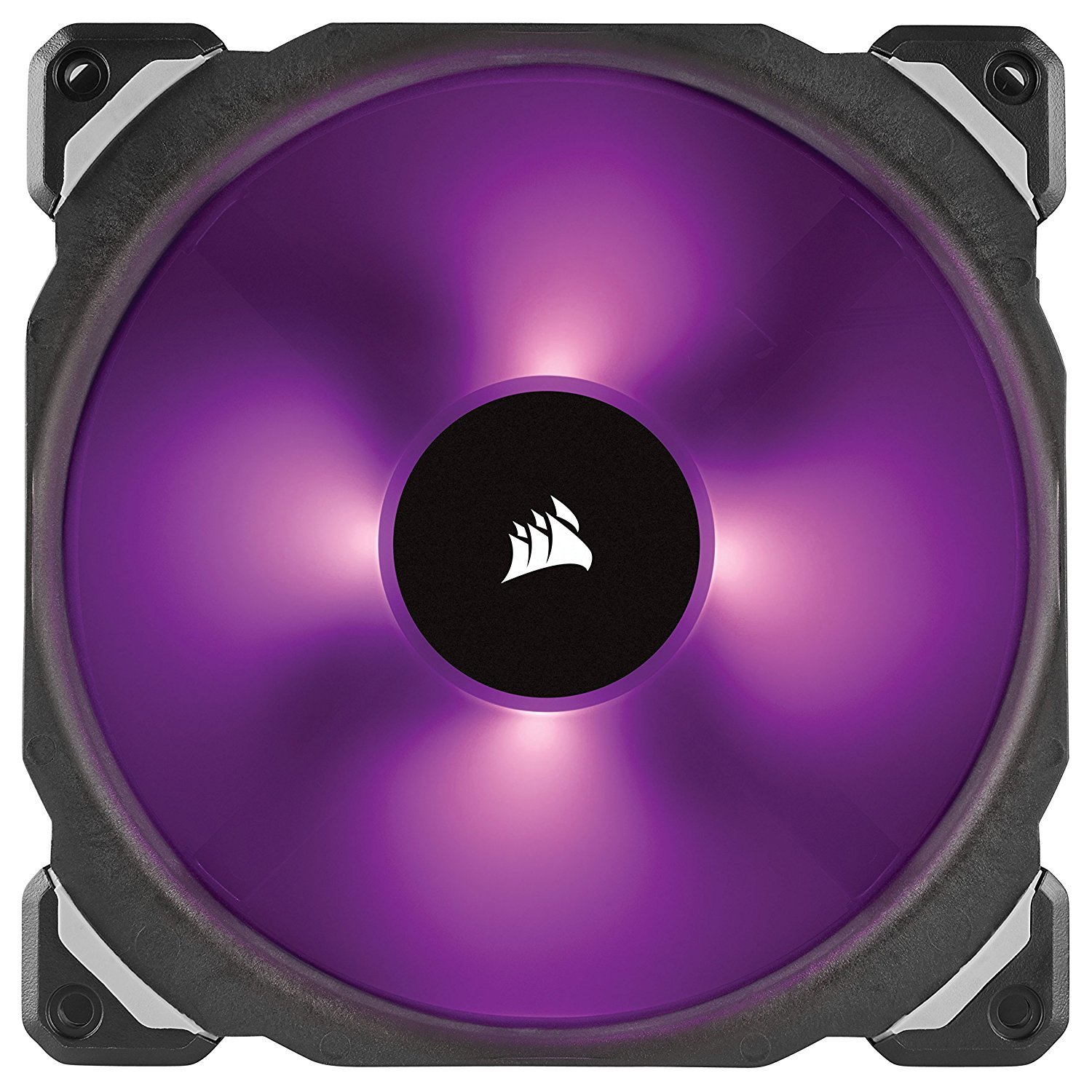 Corsair ML140 PRO RGB LED 140MM PWM Premium Magnetic Levitation Fan — Twin Fan Pack with Lighting Node PRO image