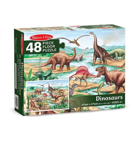 Melissa & Doug Dinosaur Floor Puzzle Toy at Mighty Ape NZ