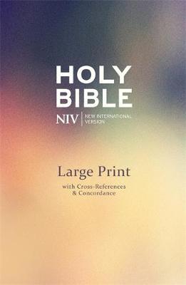 NIV Large Print Single-Column Deluxe Reference Bible by New International Version image