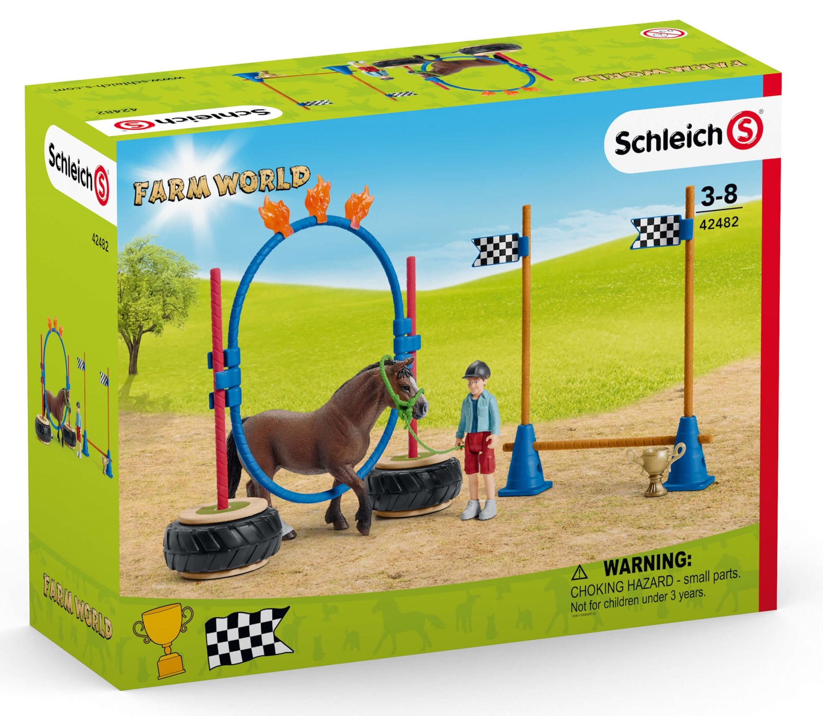 Schleich: Farm World - Pony Agility Race Playset