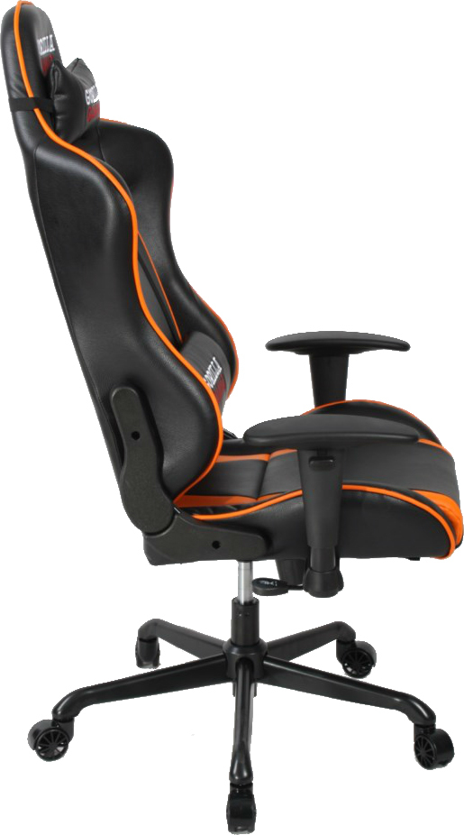 Gorilla Gaming Commander Chair - Orange & Black for image