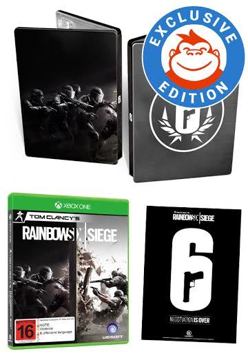 Tom Clancy’s Rainbow 6 Siege Steelbook Edition on Xbox One