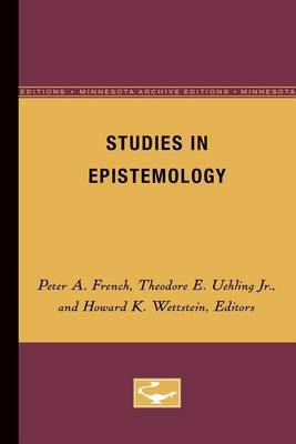 Studies in Epistemology by French image