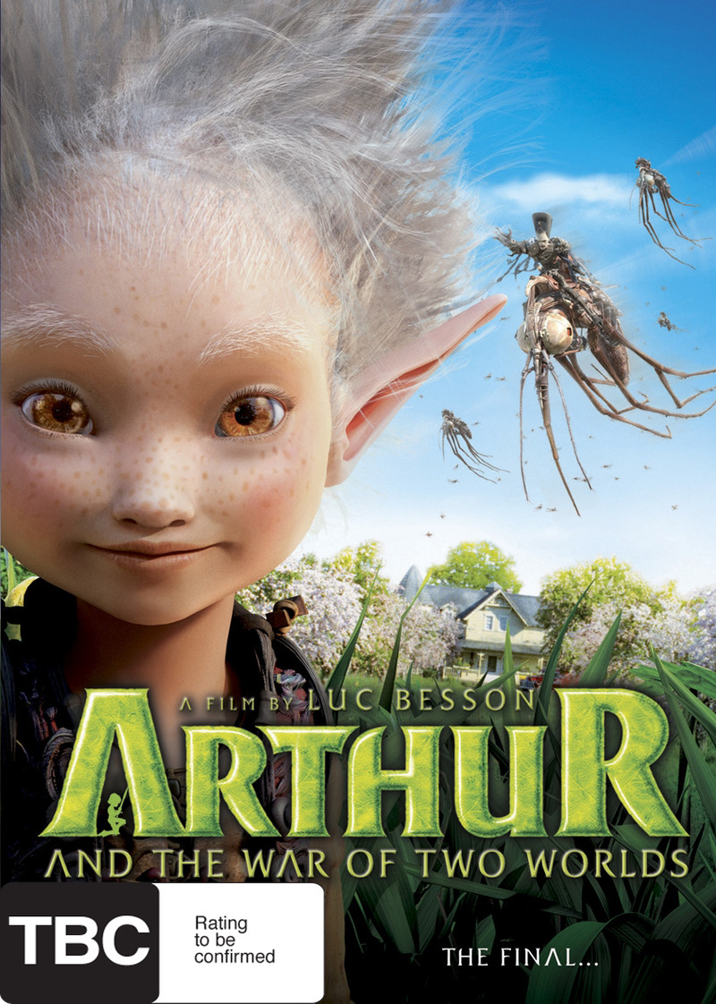 Arthur And The War Of Two Worlds on DVD