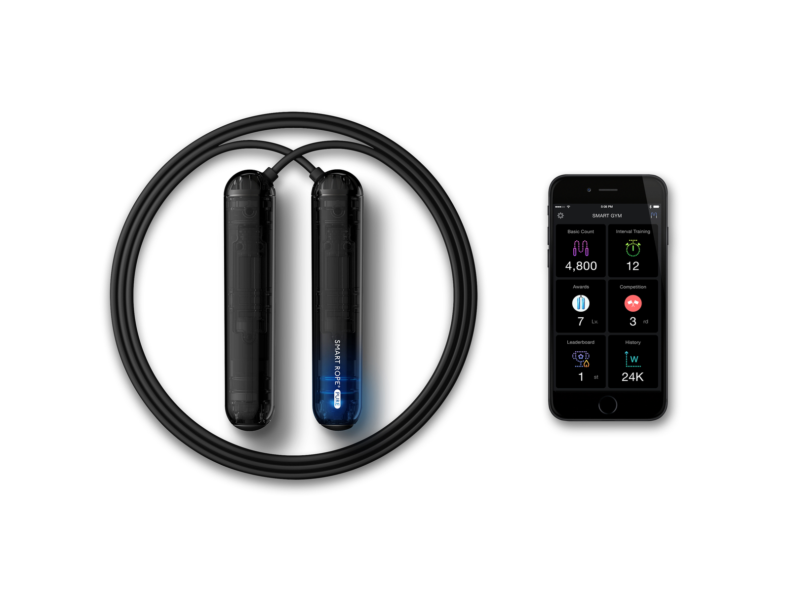 Tangram Smart Rope PURE - Connected Bluetooth Jump Rope image