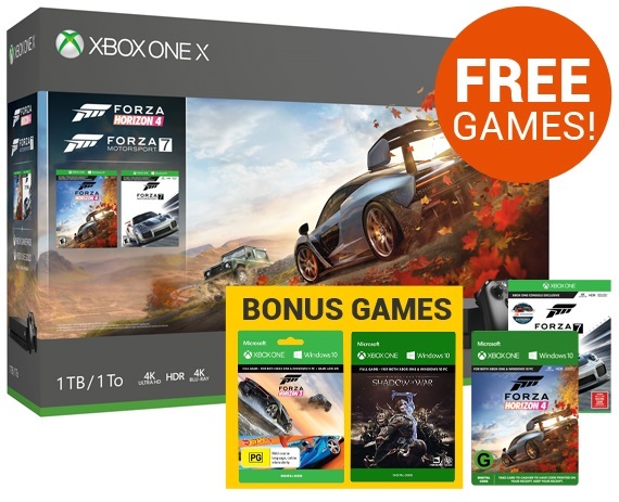 Xbox One X 1TB Forza Horizon 4 Console Bundle for Xbox One image