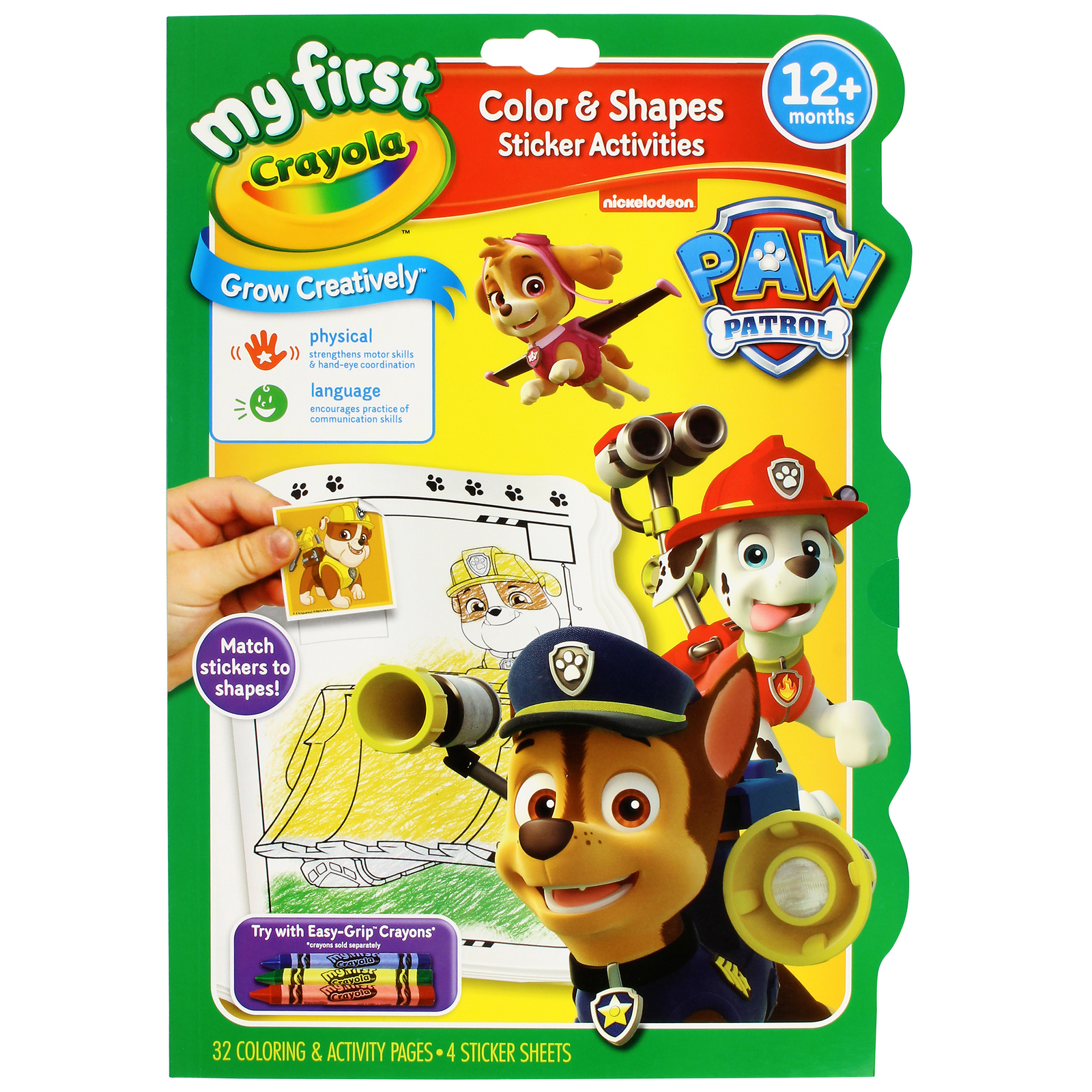 My First Crayola: Colour & Activity Pad – Paw Patrol