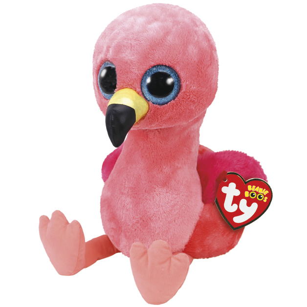 Ty Beanie Boo: Gilda Flamingo - Large Plush