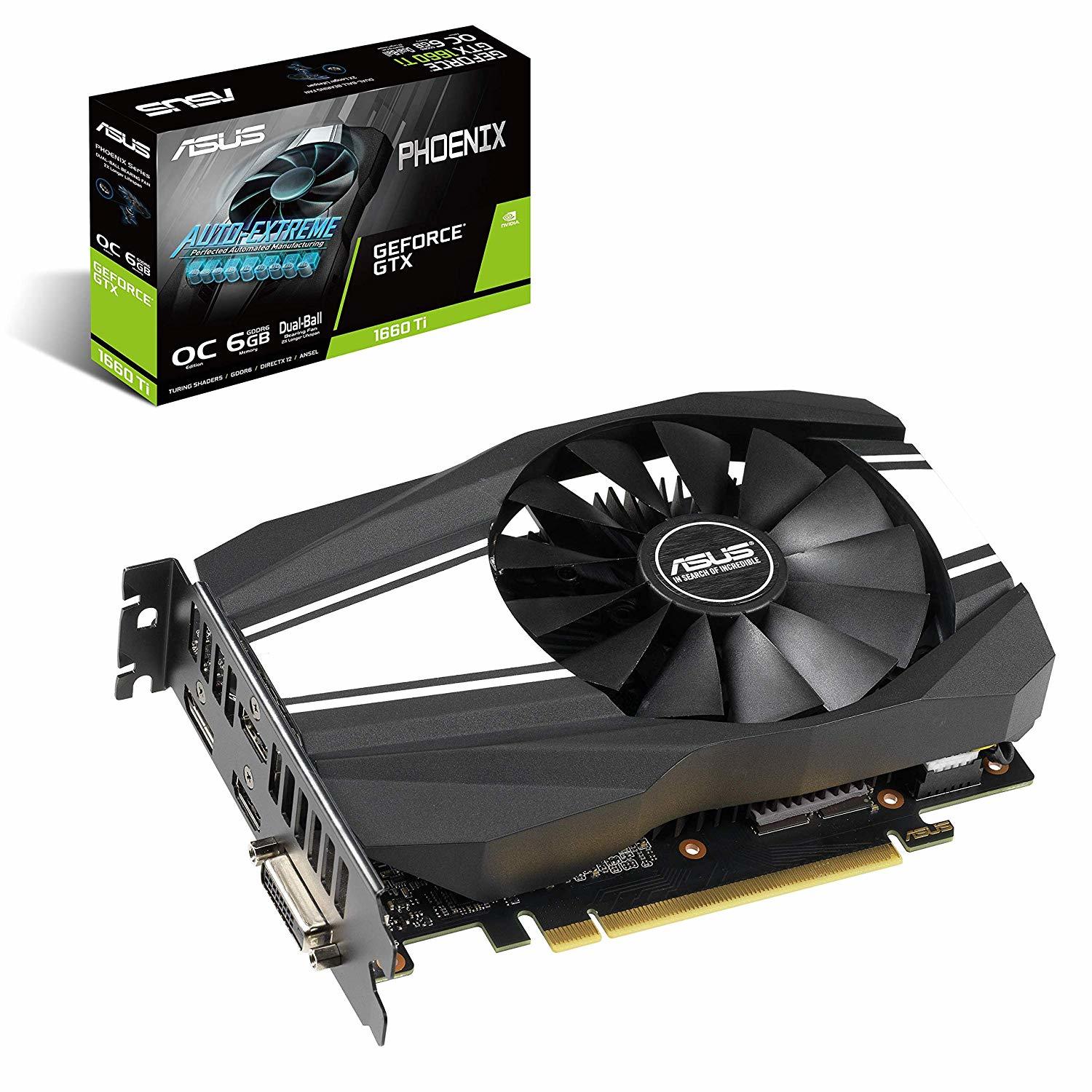 ASUS Phoenix GeForce GTX 1660 Ti OC Edition 6GB GPU image