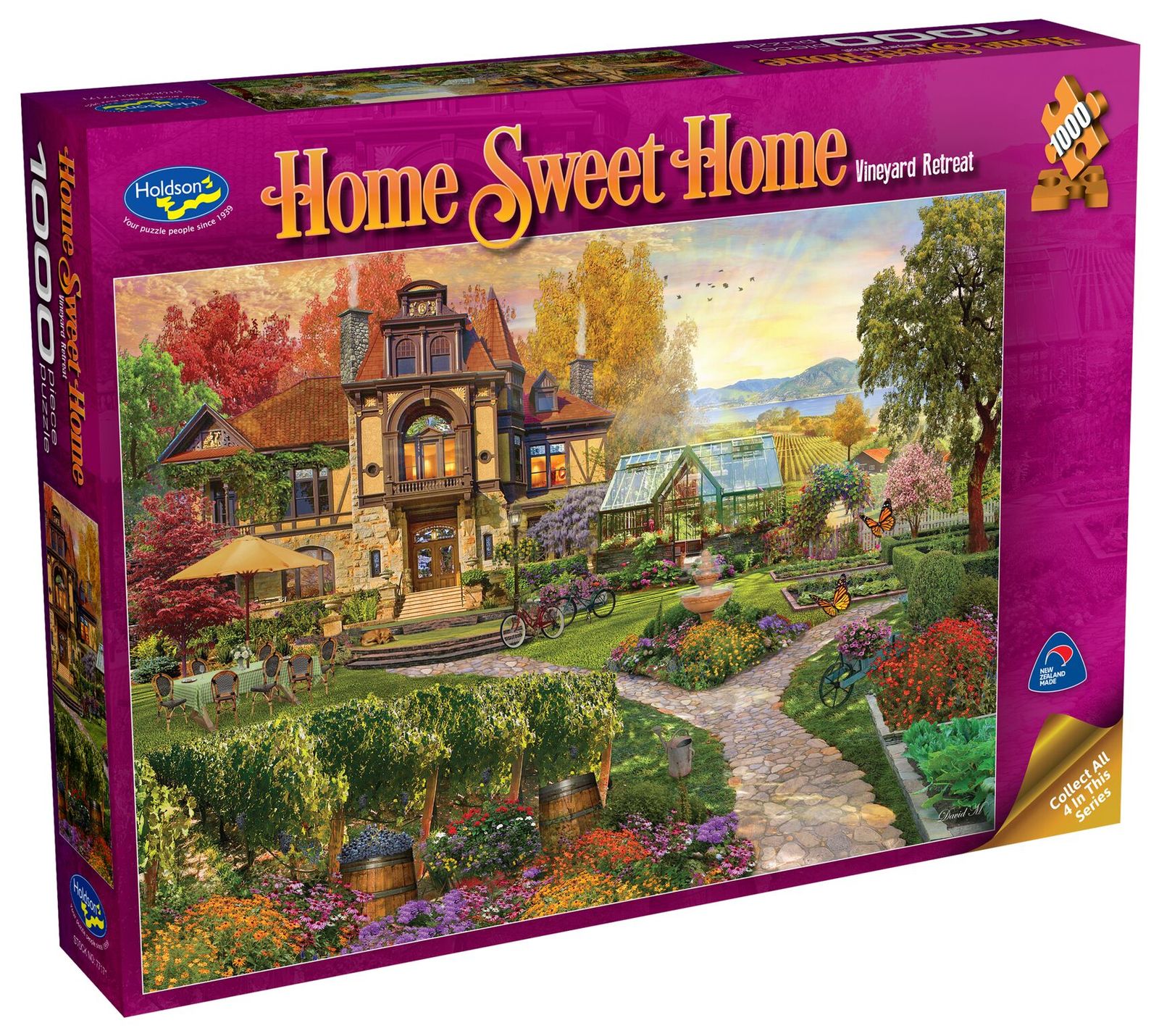 Holdson: 1000 Piece Puzzle - Home Sweet Home S2 (Vineyard Retreat) image