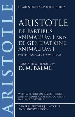 De Partibus Animalium I and De Generatione Animalium I (with passages from Book II. 1-3) by * Aristotle image