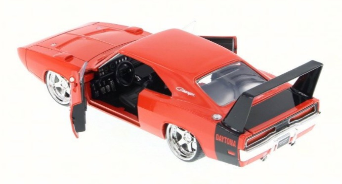 Jada: 1/24 Dodge Charger Ht Diecast Model (Orange) image
