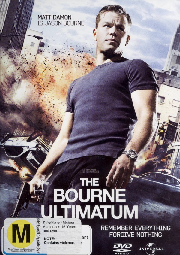 The Bourne Ultimatum on DVD image