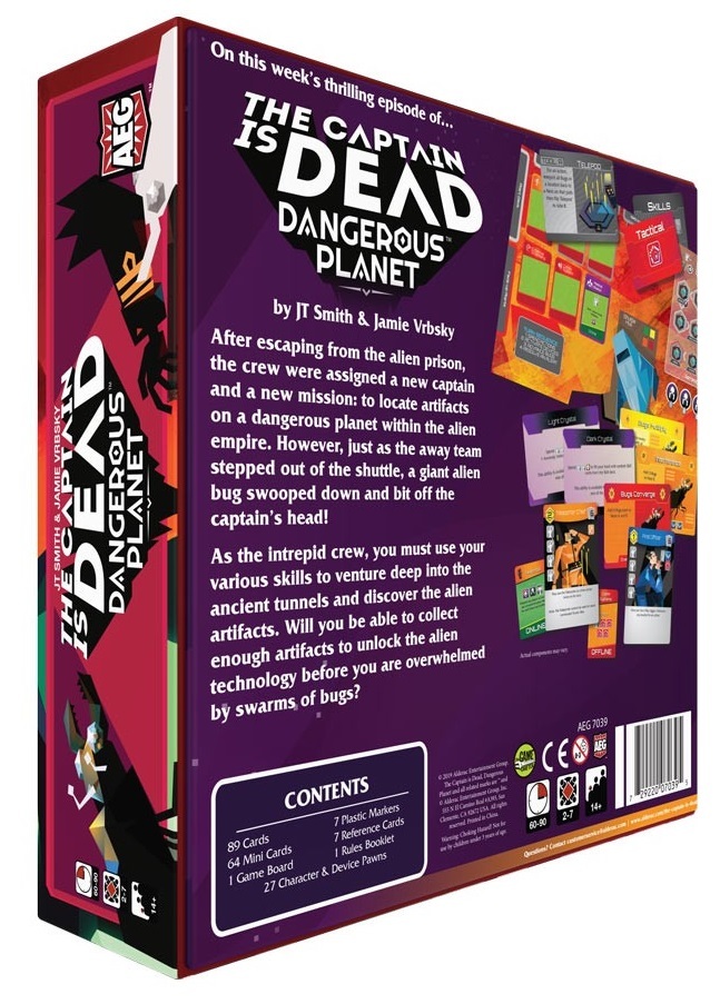 The Captain is Dead: Dangerous Planet - Board Game image