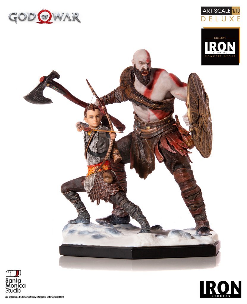 God of War (2018): 1/10 Kratos & Atreus - Battle Diorama Statue image