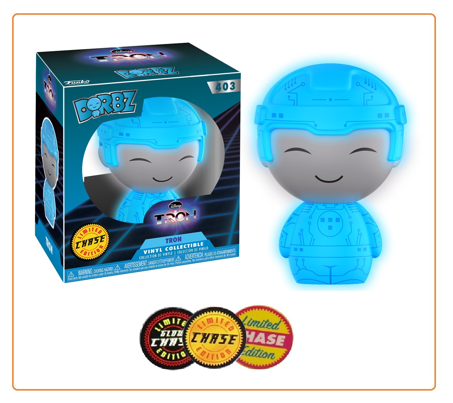 Tron - Dorbz Vinyl Figure (with a chance for a Chase version!) image