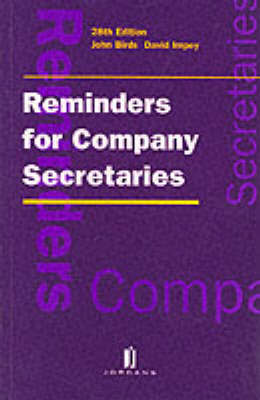 Reminders for Company Secretaries on Paperback