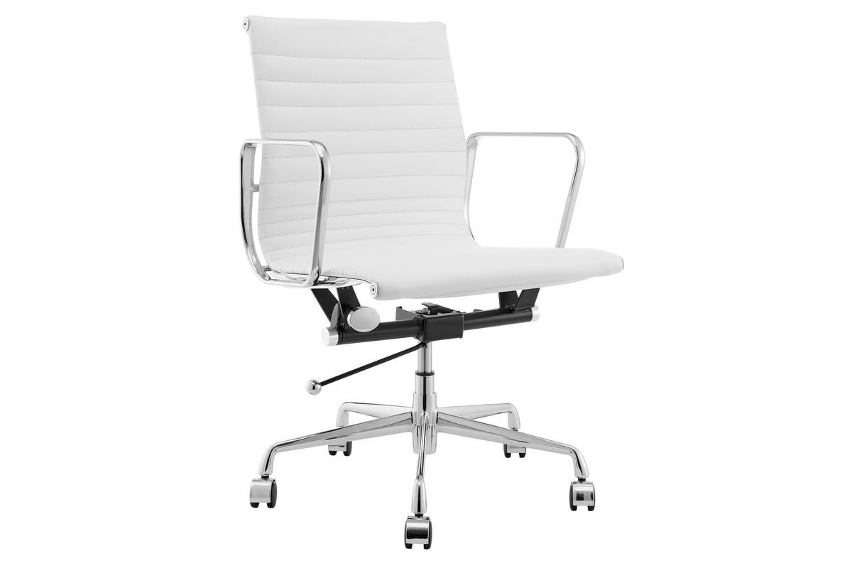 Buy Matt Blatt Replica Eames Group Standard Aluminium Low Back Office Chair (White) at Mighty Ape NZ