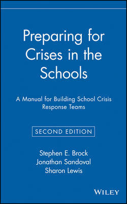 Preparing for Crises in the Schools by Stephen E Brock image