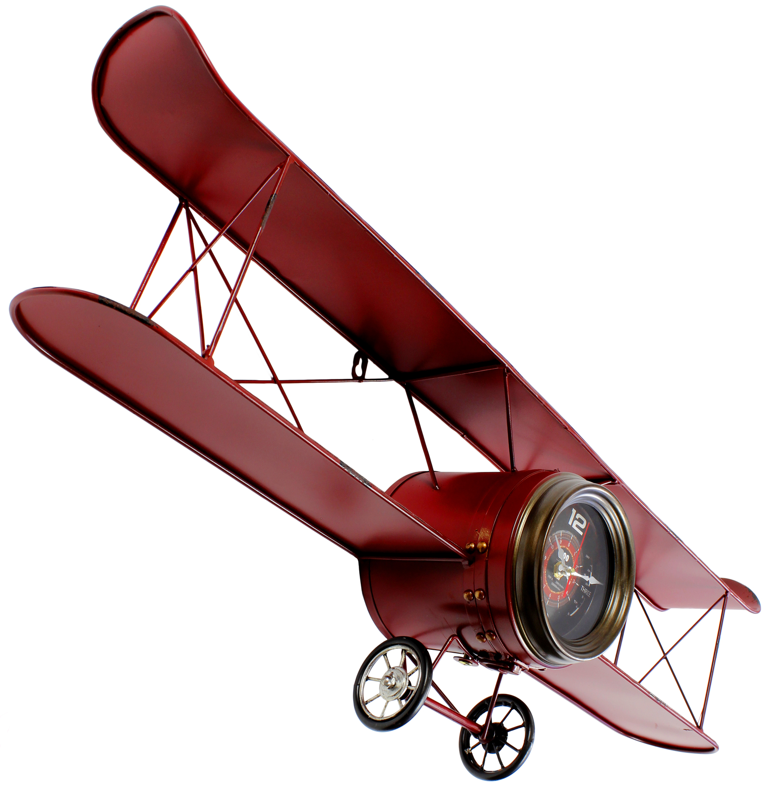 3D Metal Plane Wall Clock & Shelf (Large) at Mighty Ape Australia