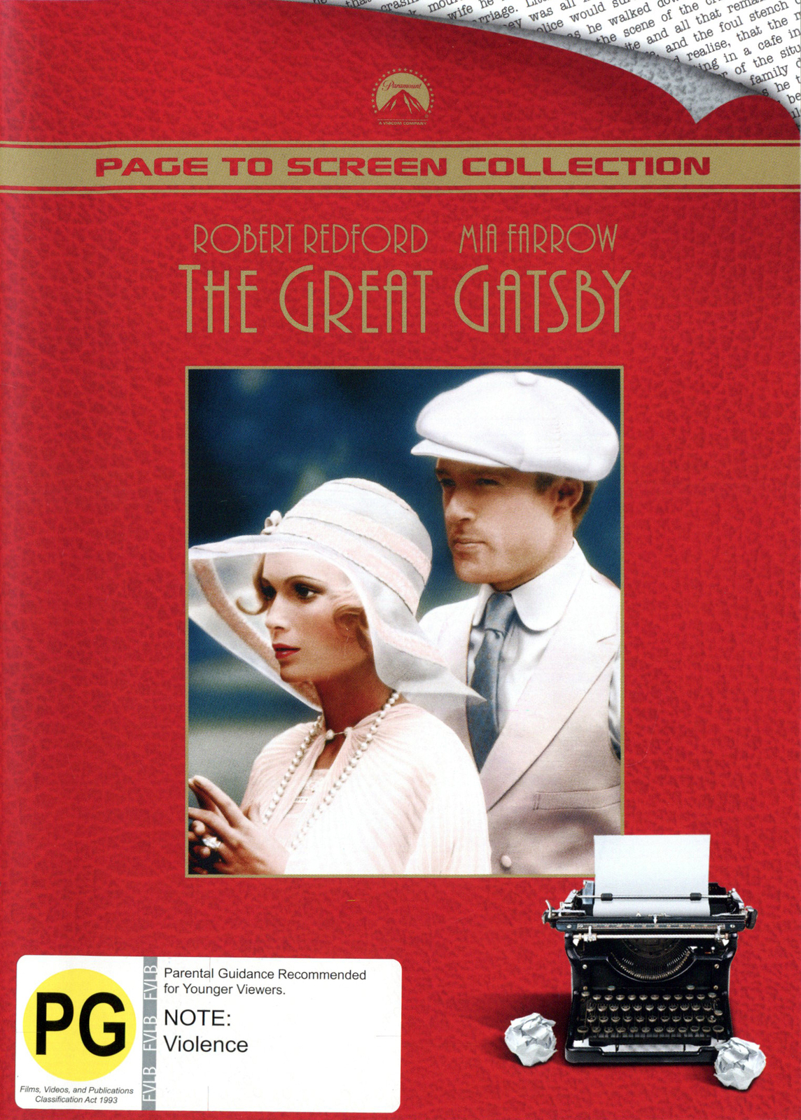 The Great Gatsby on DVD image