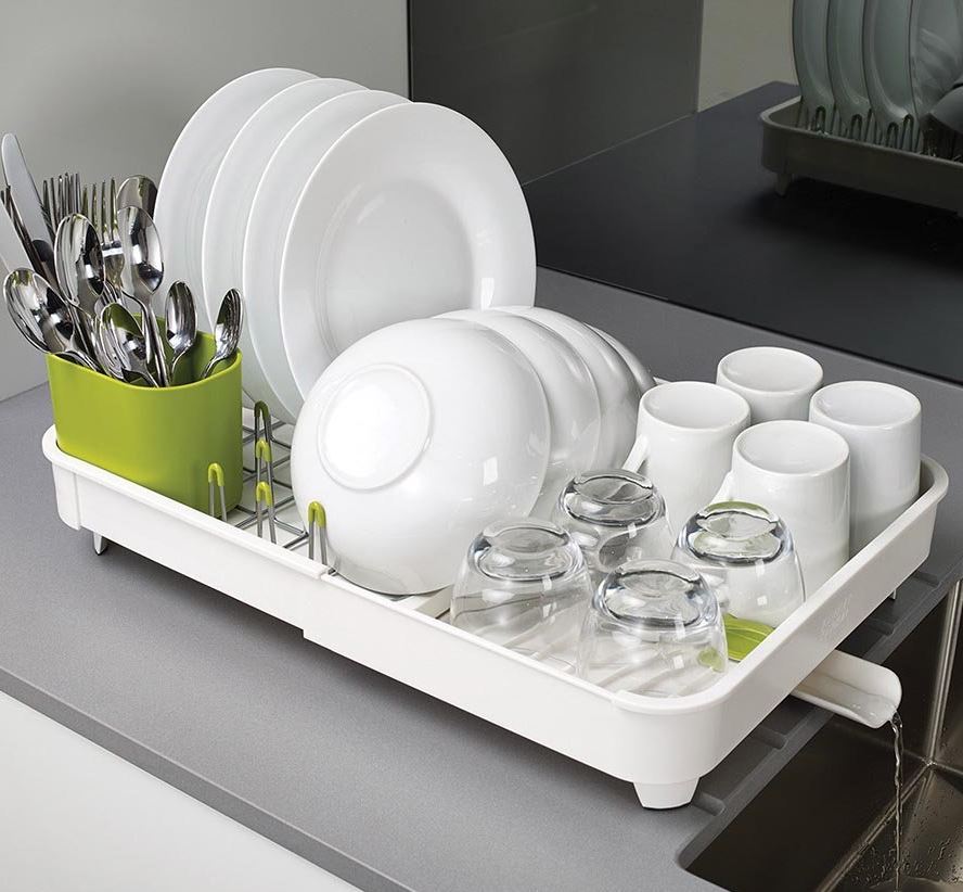Joseph Joseph Extend - Expandable Dish Rack White | at Mighty Ape NZ